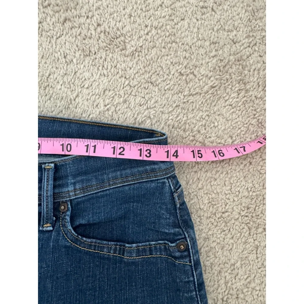 Levi's 512 Perfectly Slimming Bootcut Jeans Women 8M 29x32 Blue Denim Cotton‎